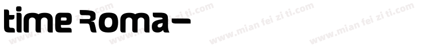 time Roma字体转换
